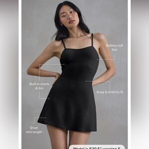 ALO Yoga Black Mini Dress